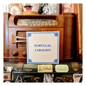 Azulejo "Portugal Caralho"
