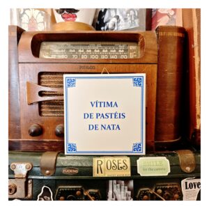 Azulejo "Vítima De Pasteis De Nata"