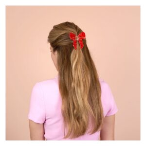 Mola De Cabelo "Laço Vermelho"