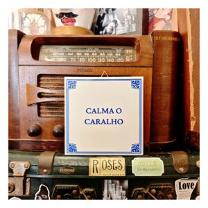 Azulejo "Calma O Caralho"