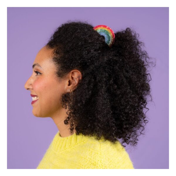 Mola De Cabelo "Arco-Íris"