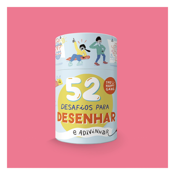 Jogo De Sociedade "52 Desafios Para Desenhar"