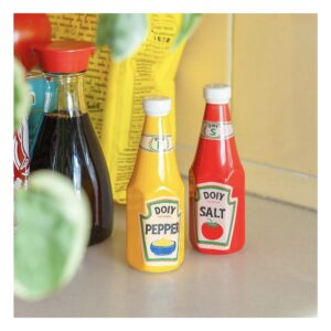 Saleiro E Pimenteiro "Ketchup E Mostarda"